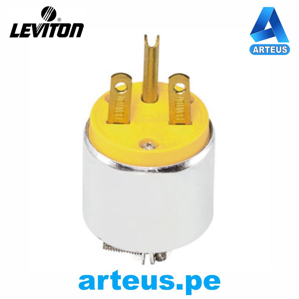 LEVITON 615-PA - ENCHUFE AÉREO CRZ/MT O/CHINO 15A 250V NEMA 6-15P 2P 3W COMERCIAL - ARTEUS