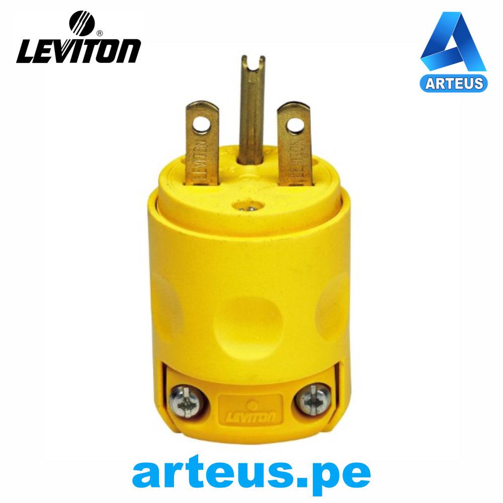 LEVITON 615-PV - ENCHUFE AÉREO INDUSTRIAL O/CHINO 15A 250V NEMA 6-15P 2P 3W - ARTEUS