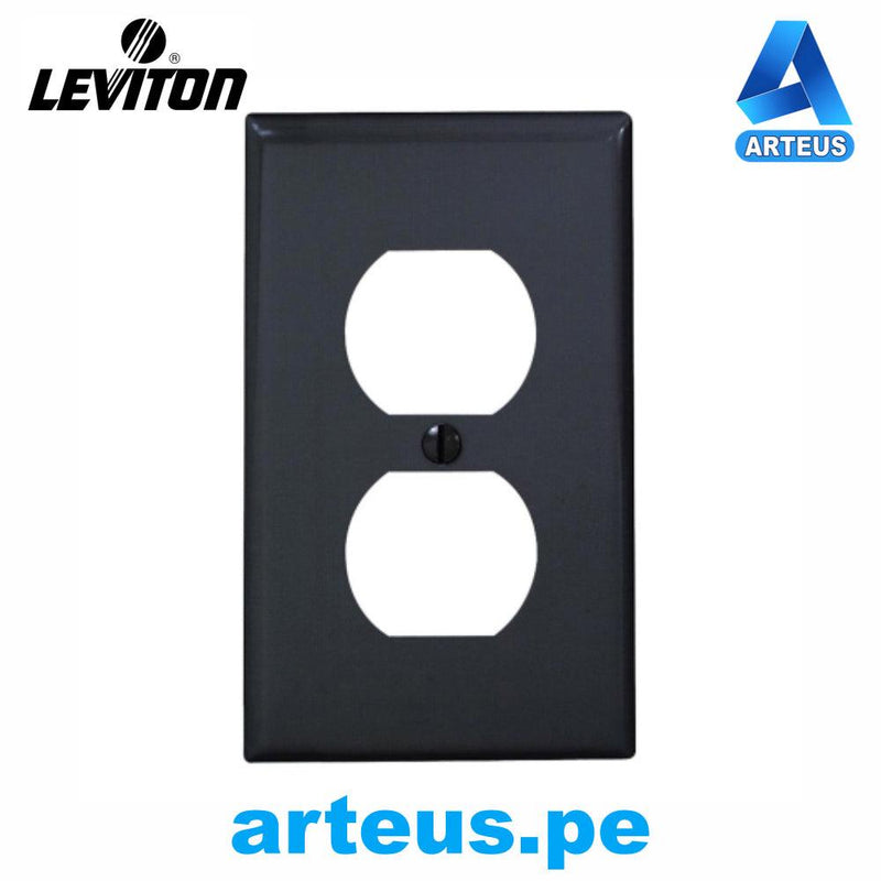 LEVITON 80703-00E - PLACA PARA TOMA INDUSTRIAL NEGRA - ARTEUS