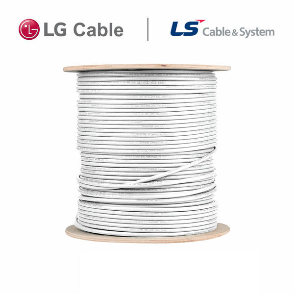 LS CABLE & SYSTEM 1.1LS-FTP6-3-WH Cable F/UTP CAT6A 23AWG LSZH-3 Chaqueta Blanco x 305mts - LG CABLE FTP-A-C6G-E1ZN-M