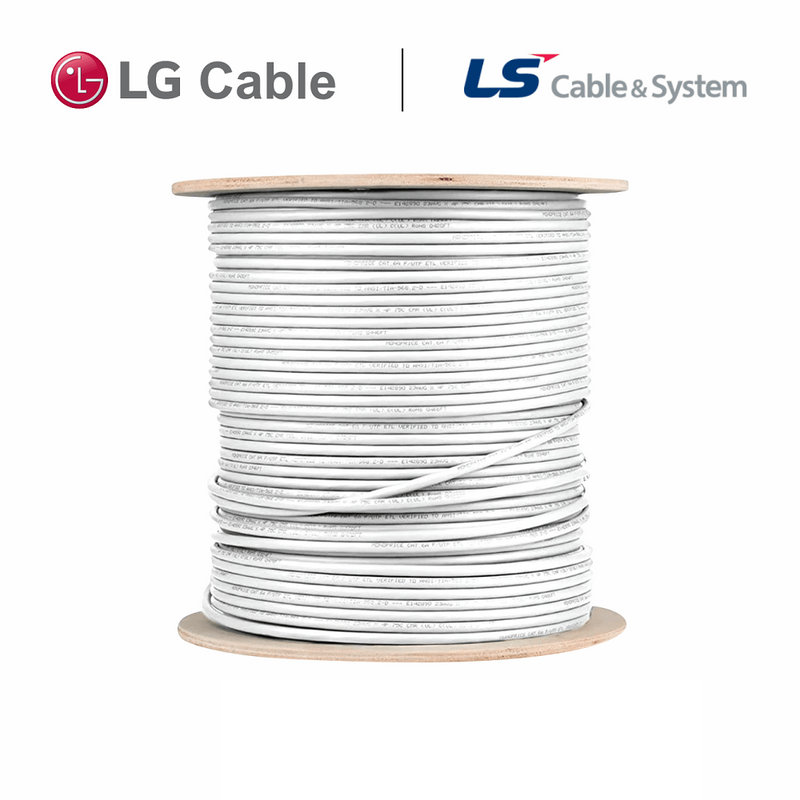 LS CABLE & SYSTEM 1.1LS-FTP6-3-WH Cable F/UTP CAT 6A LSZH-3 Chaqueta Blanco x 305mts - LG