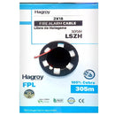 HAGROY LSZH2X18AWG Solid fire cable FPL LSZH 2x18 x 305m