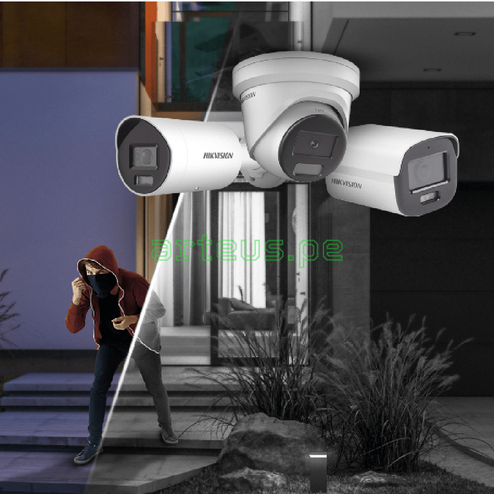 HIKVISION DS-2CD1023G2-LIU Cámara de Seguridad IP 2MP Lente Fijo IR30 Audio