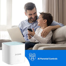 D-LINK M15-3 Kit 3 Router Mesh WiFi6 AX1500 Gigabit Doble Banda