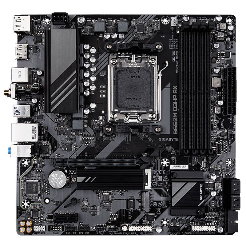 GIGABYTE B650M D3HP AX Placa Madre AMD B650 AM5 DDR5 mATX