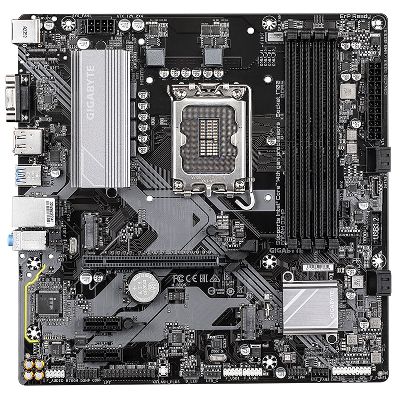 GIGABYTE B760M D3HP Placa Madre Intel B760 LGA1700 Micro ATX