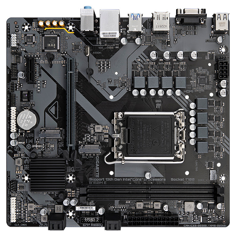 GIGABYTE B760M E Placa Madre Intel B760 LGA1700 MicroATX