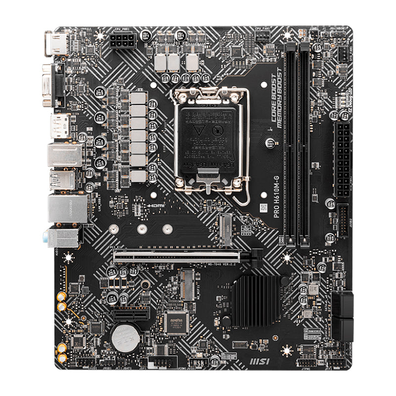 MSI PRO H610M-G Placa Madre Intel H610 LGA1700 mATX