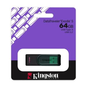 KINGSTON KC-U3C64-7TG Memoria USB 3.2 64GB DataTraveler Exodia S