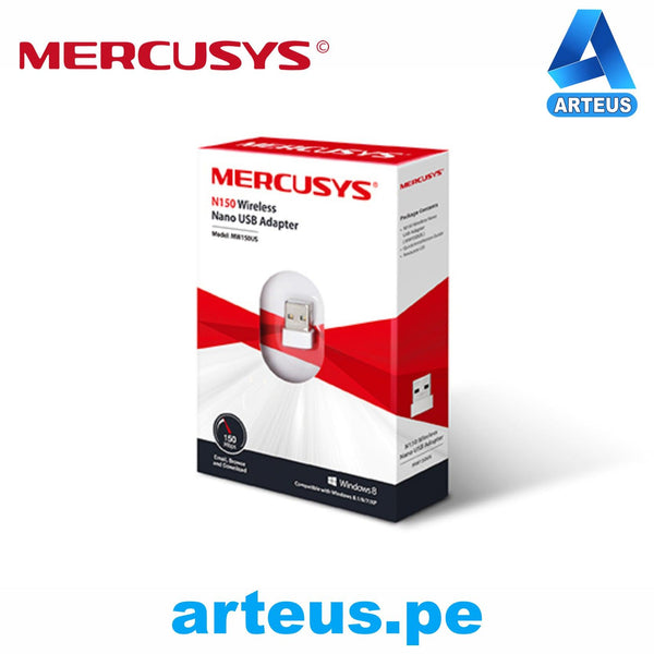 MERCUSYS MW150US - NANO ADAPTADOR USB INALÁMBRICO N A 150 MBPS - ARTEUS