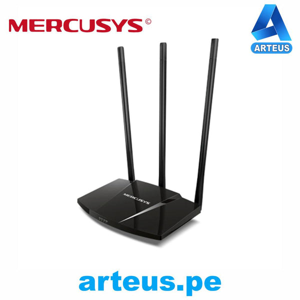 MERCUSYS MW330HP - ROUTER WIFI DE 3 ANTENAS DE ALTA POTENCIA 300Mbps - ARTEUS