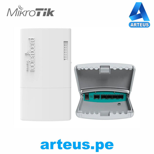 MIKROTIK CRS105-5S-FB - FIBERBOX SWITCH OUTDOOR CON 5 PTOS SFP - ARTEUS