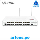 MIKROTIK CRS125-24G-1S-2HnD-IN - CLOUD ROUTER SWITCH 24 PUERTOS GIGABIT ETHERNET, 1 PUERTO SFP, 802.11B/G/N, PARA ESCRITORIO - ARTEUS