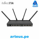 MIKROTIK RB4011iGS+5HacQ2HnD-IN - ROUTER CON WI-FI 4X4 MU-MIMO, HASTA 2 WATTS DE POTENCIA, ANTENAS DE 3 DBI, 10 PUERTOS GIGABIT, 1 PUERTO SFP+ - ARTEUS