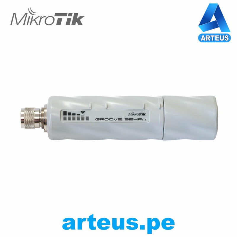 MIKROTIK RBGroove52HPn - ROUTERBOARD (GROOVE 52) SINGLE CHAIN 2.4 Y 5GHZ 802.11 A/B/G/N CONECTORIZADO, HASTA 500MW - ARTEUS