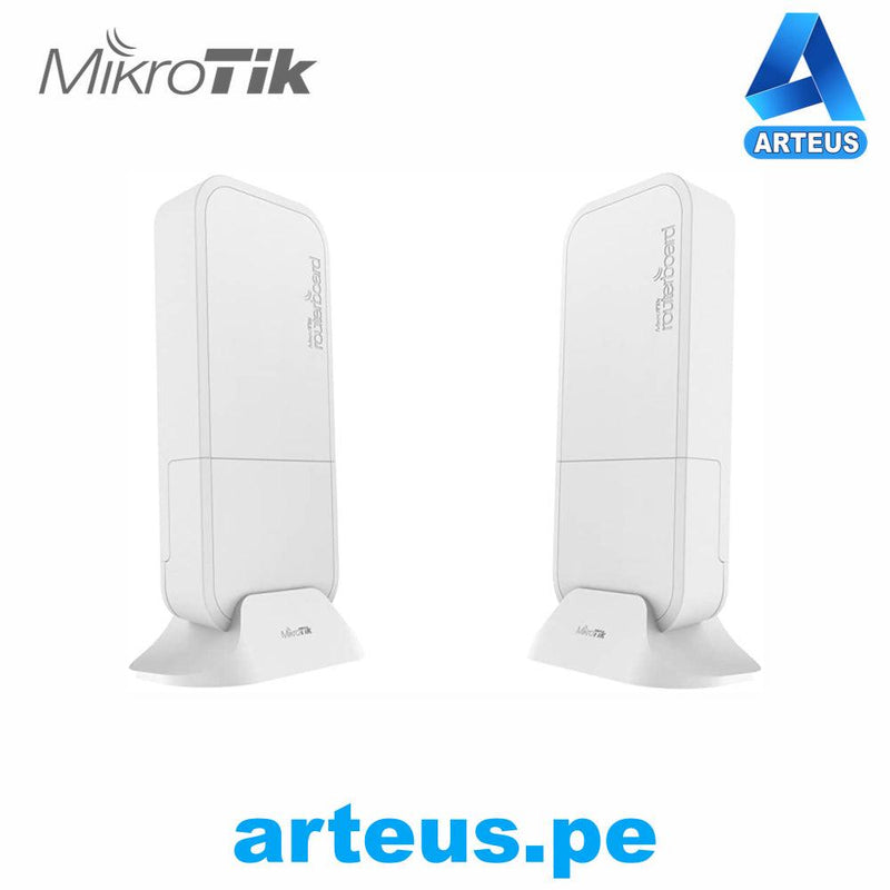 MIKROTIK RBwAPG-60adkit - (WIRELESS WIRE) KIT ENLACE EN 60 GHZ PTP, ALCANCE HASTA 100 MTS, "HASTA 1GBPS". - ARTEUS