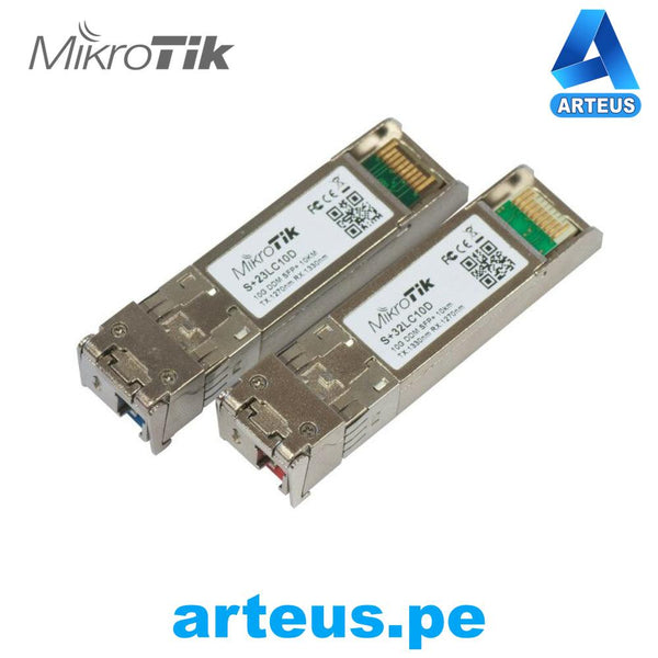 MIKROTIK S+2332LC10D - SFP MODULO - MONOMODO 10G - 10KM - ARTEUS