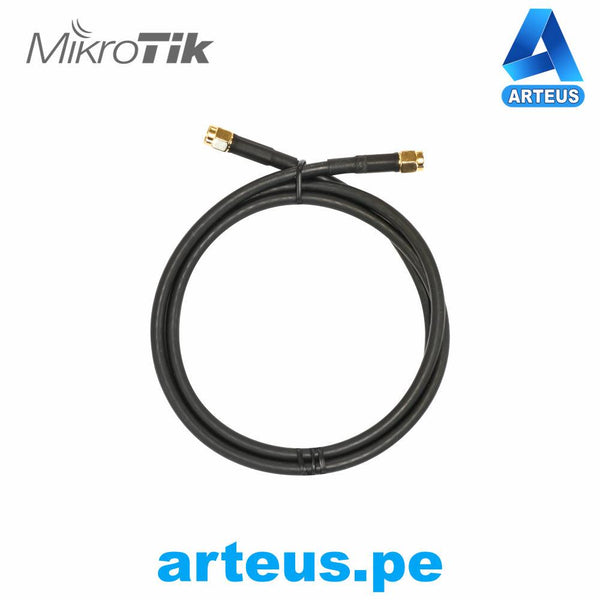 MIKROTIK SMASMA - Accesorios LTE - SMA-MACHO to SMA-MACHO cable (1m) (SOLO PARA USO CON MTAO-LTE-5D-SQ) - ARTEUS