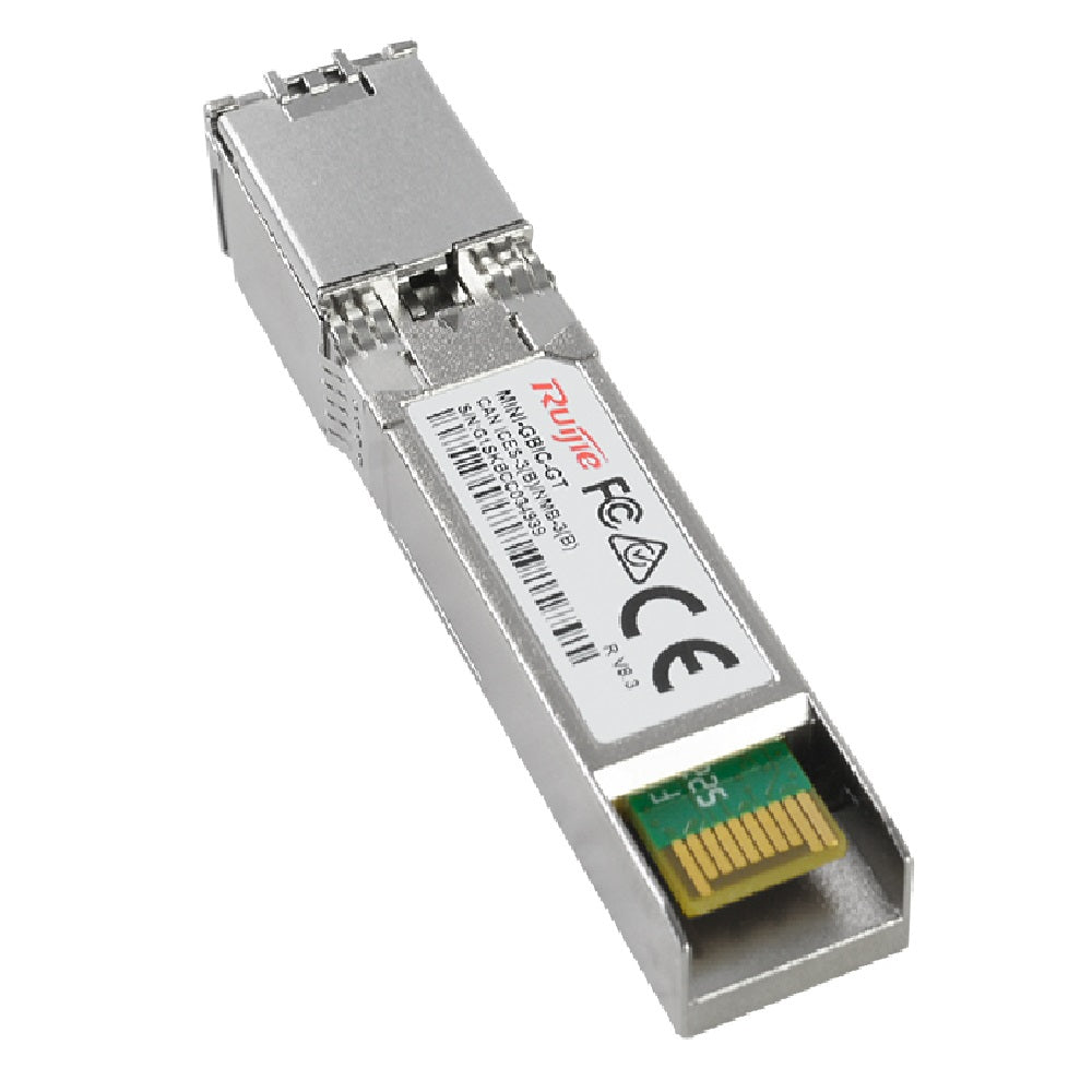 RUIJIE REYEE RG-Mini-GBIC-GT Transceiver SFP a RJ45 Gigabit 100m 