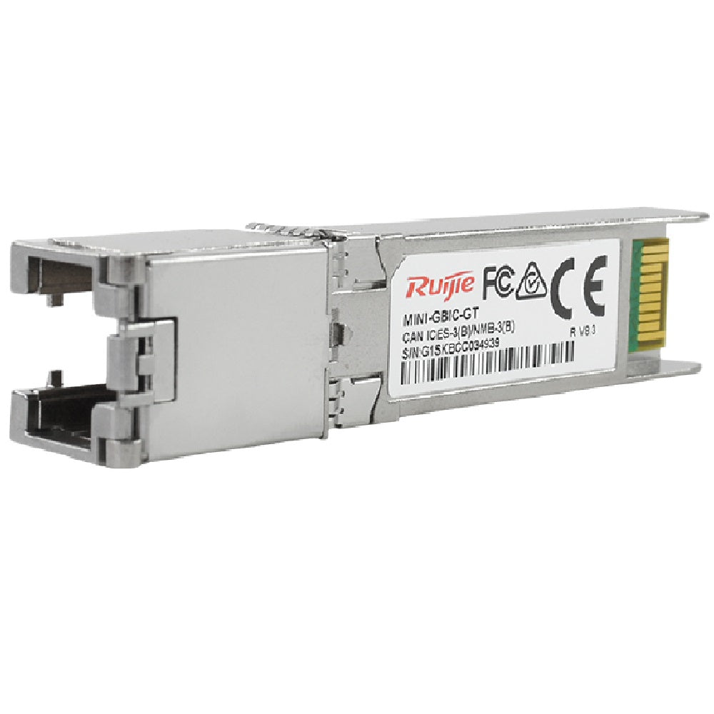 RUIJIE REYEE RG-Mini-GBIC-GT Transceiver SFP a RJ45 Gigabit 100m 