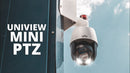 UNIVIEW IPC675LFW-AX4DUPKC-VG Cámara de seguridad IP 2K 5MP PTZ 360º 4X IR50 audio 2 vías alarma conteo de personas