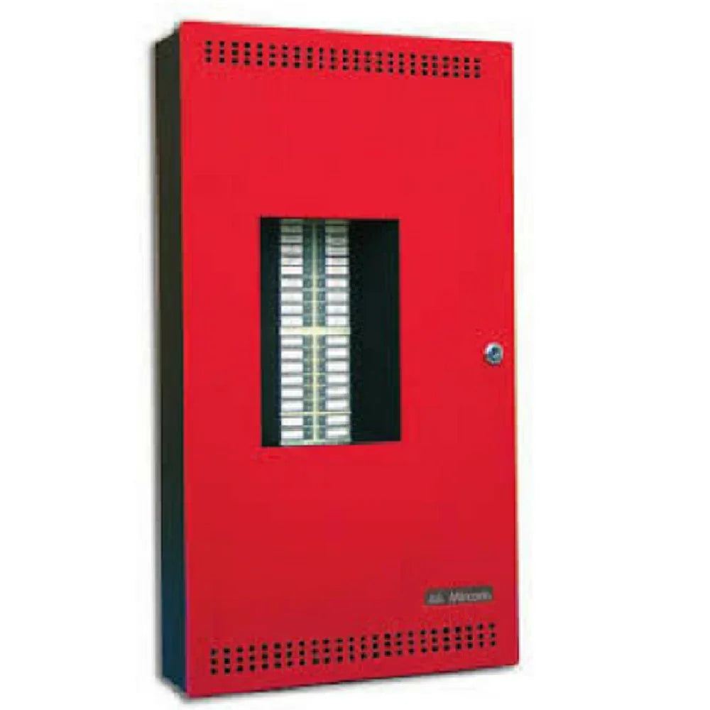 MIRCOM FA-301-8LDR Panel de alarma contra incendio convencional 8 zona