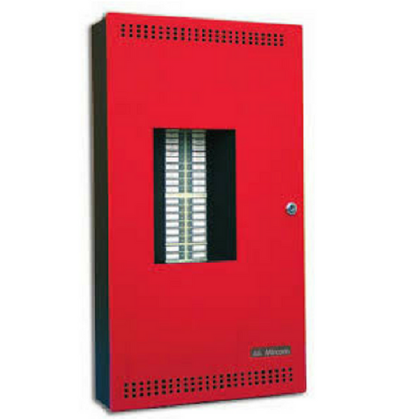 MIRCOM FA-301-8LDR Panel de alarma contra incendio certificado 8 zonas 24v 2hilos