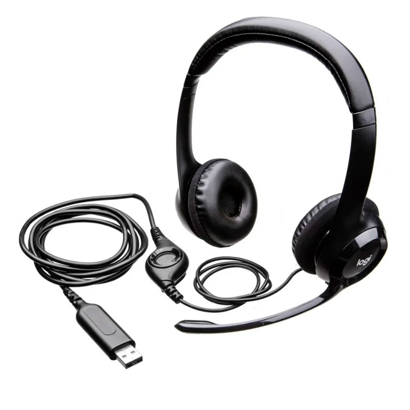 LOGITECH H390 Audífonos USB con Micrófono Negro 981-000014