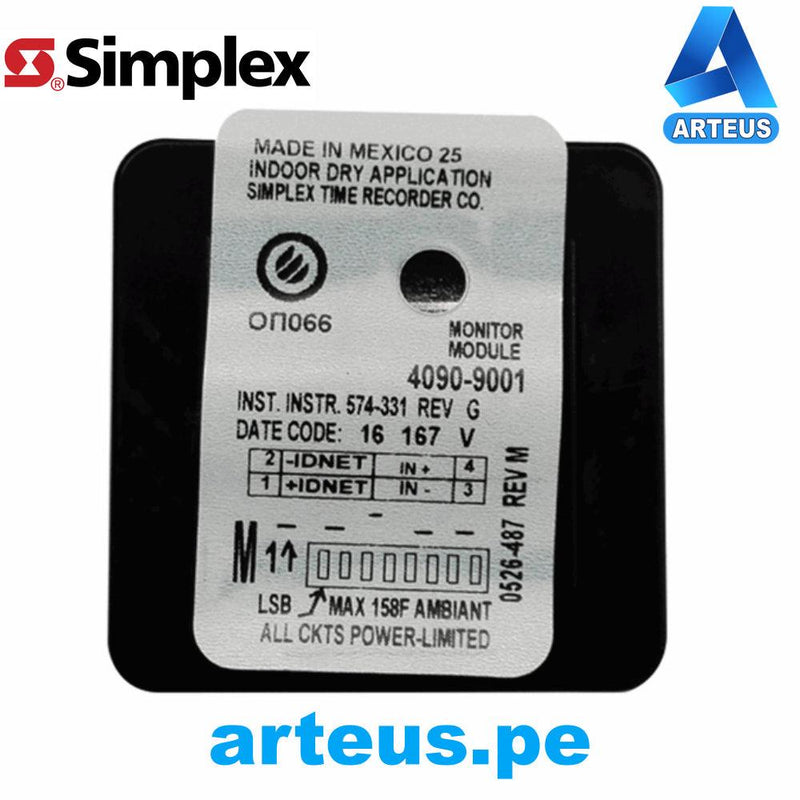 SIMPLEX 4090-9001 Módulo de monitoreo