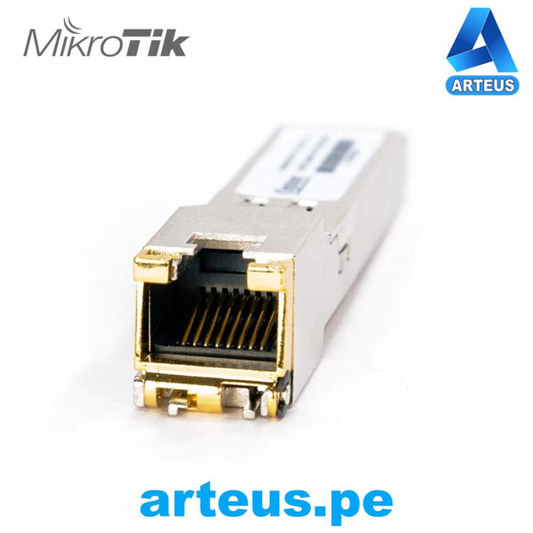 MODULO Transceiver de SFP A RJ45 COBRE MIKROTIK S-RJ01 - 1 GIGABIT - ARTEUS