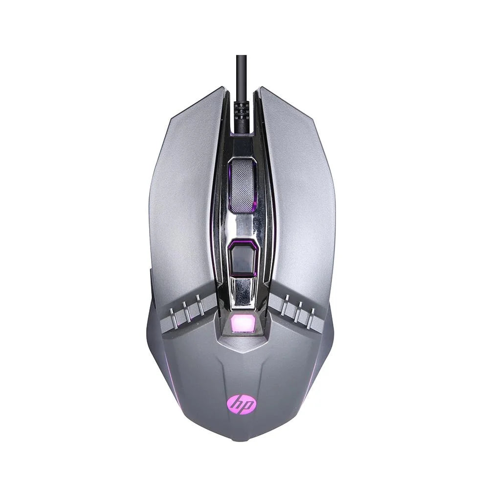 HP M270 Mouse Gamer 2400DPI RGB Retroiluminado 6 Botones USB Gris - 7ZZ86AA#ABM