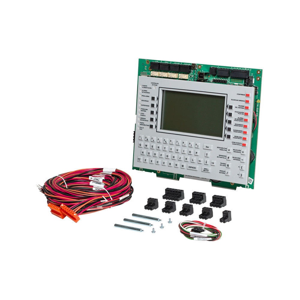 NOTIFIER NCA-2-SP Anunciador de red con pantalla de 640 caracteres. idioma español. certificación UL, FM.