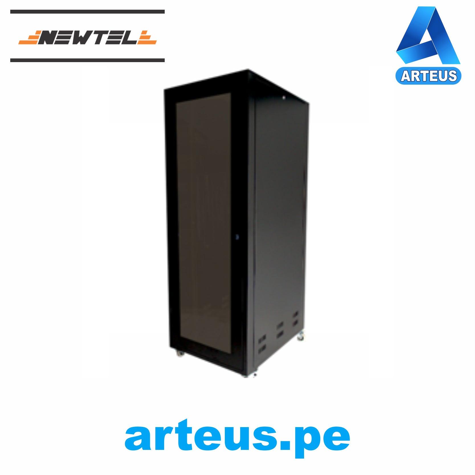 NEWTEL 32RU 60X80X150 - GABINETE DE PISO DOBLE PUERTA METAL PERFORADO FRENTE Y POSTERIOR - ARTEUS