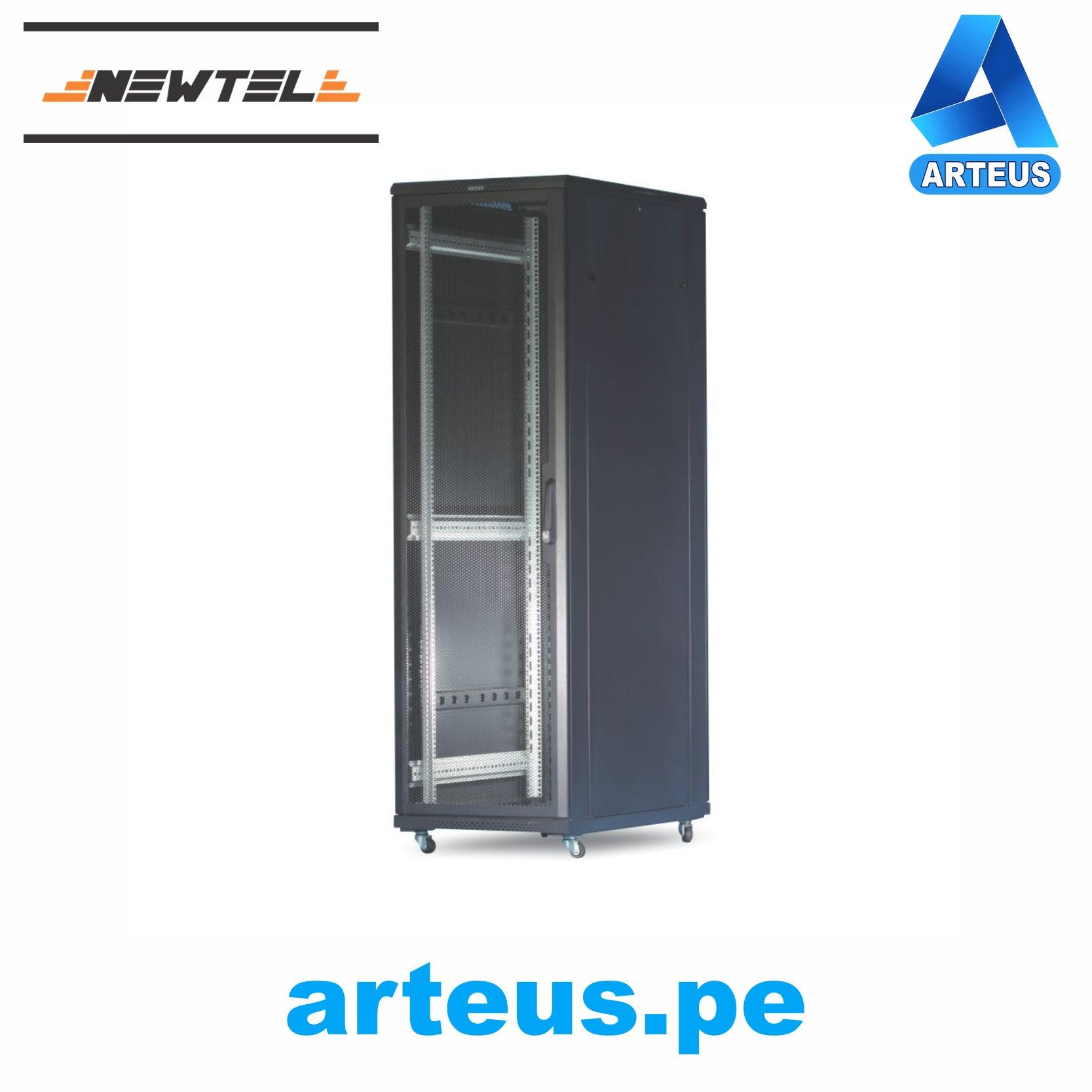 NEWTEL 60X80X180 - GABINETE DE PISO PUERTA METAL PERFORADO FRENTE Y POSTERIOR - ARTEUS