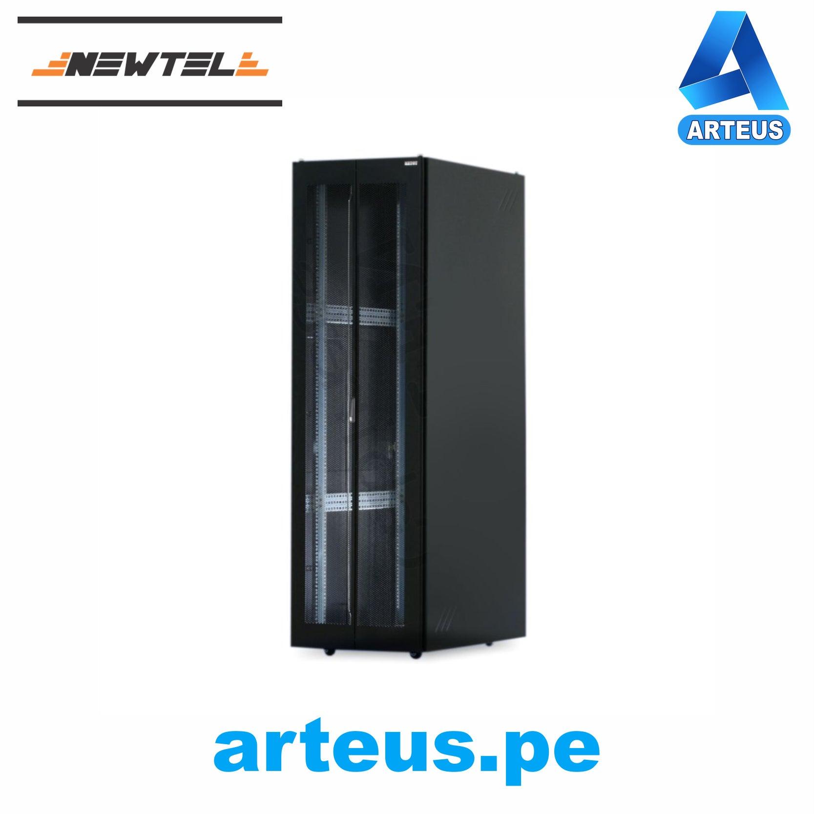 NEWTEL 60X96X180 - GABINETE DE PISO DOBLE PUERTA METAL PERFORADO FRENTE Y POSTERIOR - ARTEUS