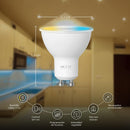 NEXXT HOME NHB-W320 3PK, Bombilla LED inteligente WiFi 220V GU10 color blanco Regulable. Pack x 3. ALEXA - ARTEUS