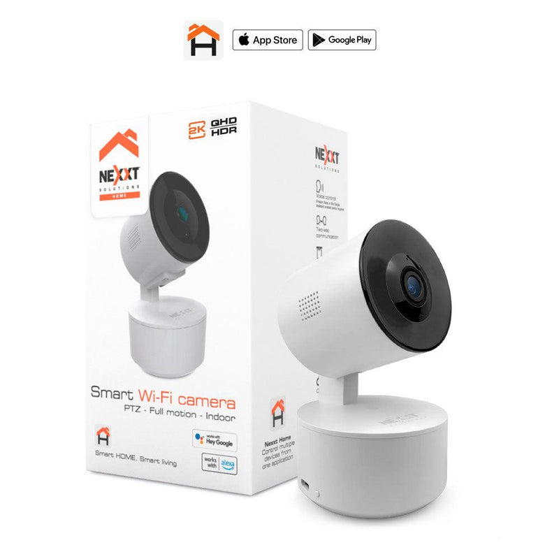 NEXXT HOME NHC-P710, Cámara de Vigilancia WIFI Tubo 2K 3MP Motorizada para Interior. ALEXA - ARTEUS