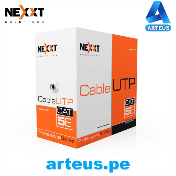 NEXXT SOLUTIONS AB355NXT01 - Caja de Cable CAT5E UTP GRIS 305 Mts - ARTEUS