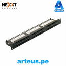 NEXXT SOLUTIONS MBCPAN2U - PATCH PANEL FTP 1RU 48P VACIO PARA KEYSTONE con guia de goma sin atadura - ARTEUS