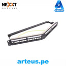 NEXXT SOLUTIONS MLKPAN1UV - PATCH PANEL 1RU ANGULADO FTP 24P VACIO PARA KEYSTONE SERIE LK LINK+ - ARTEUS