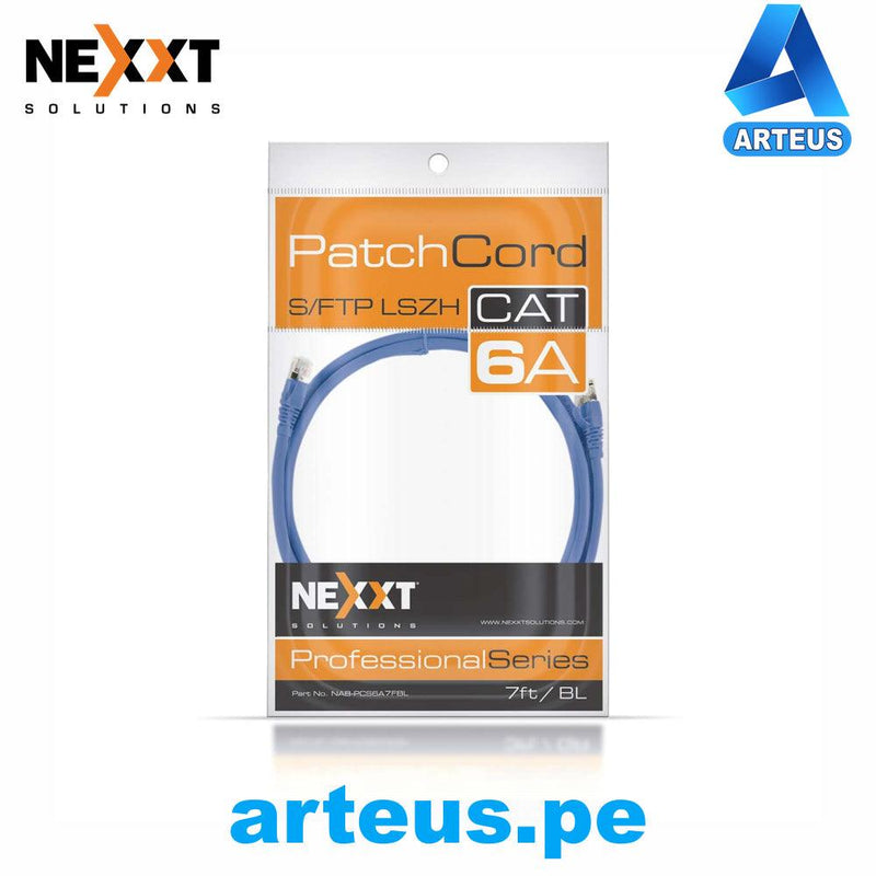 NEXXT SOLUTIONS NAB-PCS6A7FBL - Patch Cord - SFTP CAT6A 7FT 2.13 Mts - ARTEUS