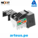 NEXXT SOLUTIONS PCGKJC6TYRJBK - JACK - CAT6 Keystone Tipo 110 - ARTEUS