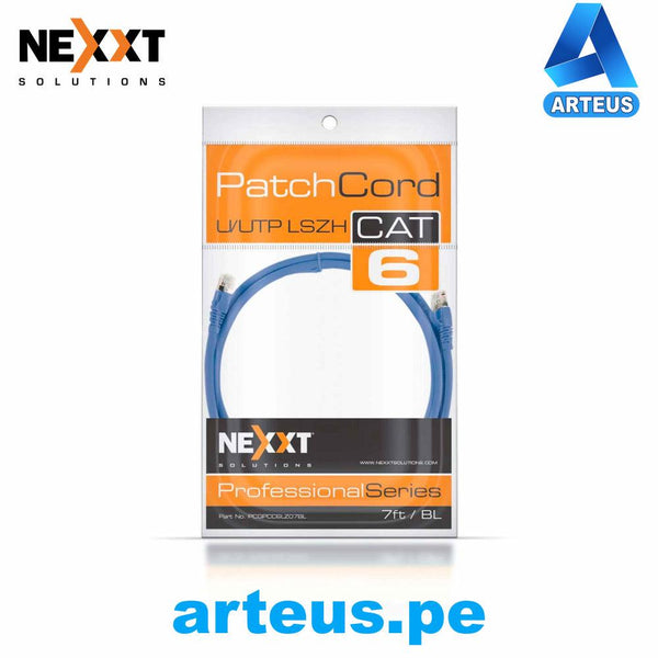 NEXXT SOLUTIONS PCGPCC6ALZ07BL - Patch Cord - CAT6A 7FT 2.13 mts - ARTEUS