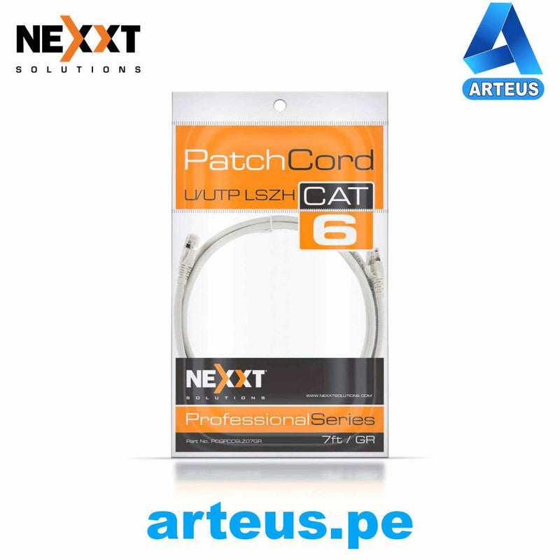 NEXXT SOLUTIONS PCGPCC6ALZ07GR - Patch Cord - CAT6A 7FT 2.13 mts - ARTEUS