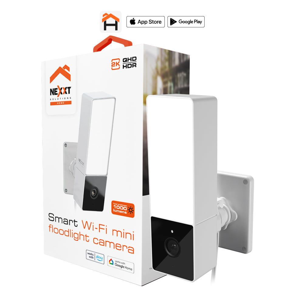 NEXXT SOLUTIONS NHC-F410 Cámara de Seguridad Inteligente Wi-Fi 2K 3MP con Proyector