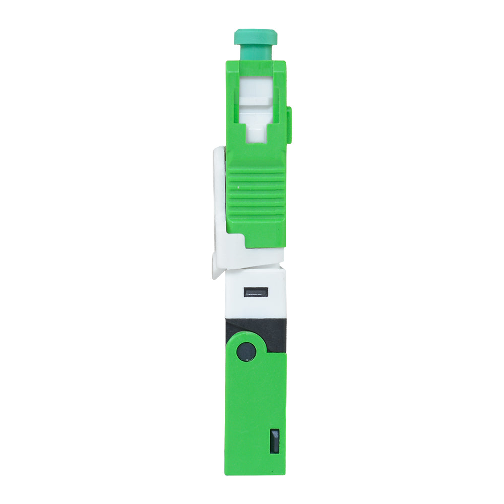 OPFIBRA OPF-FCSC-SM-AC-P100 Conector Mecánico Monomodo SC/APC Tipo Clip - 100 Unidades