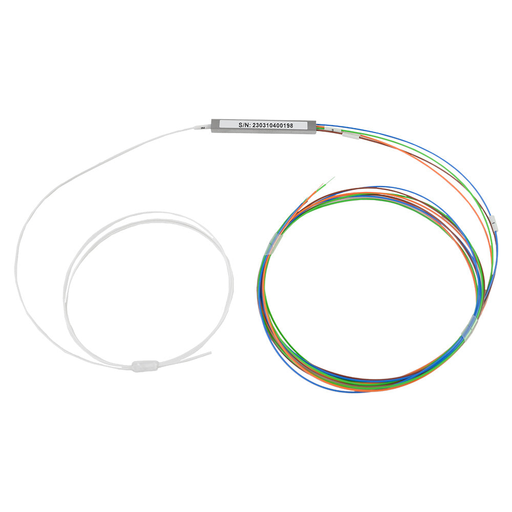 OPFIBRA OPF-PLC1X4-NC0.9-P10 Splitter PLC 1x4 Sin Conectores 0.9mm - 10 Unidades