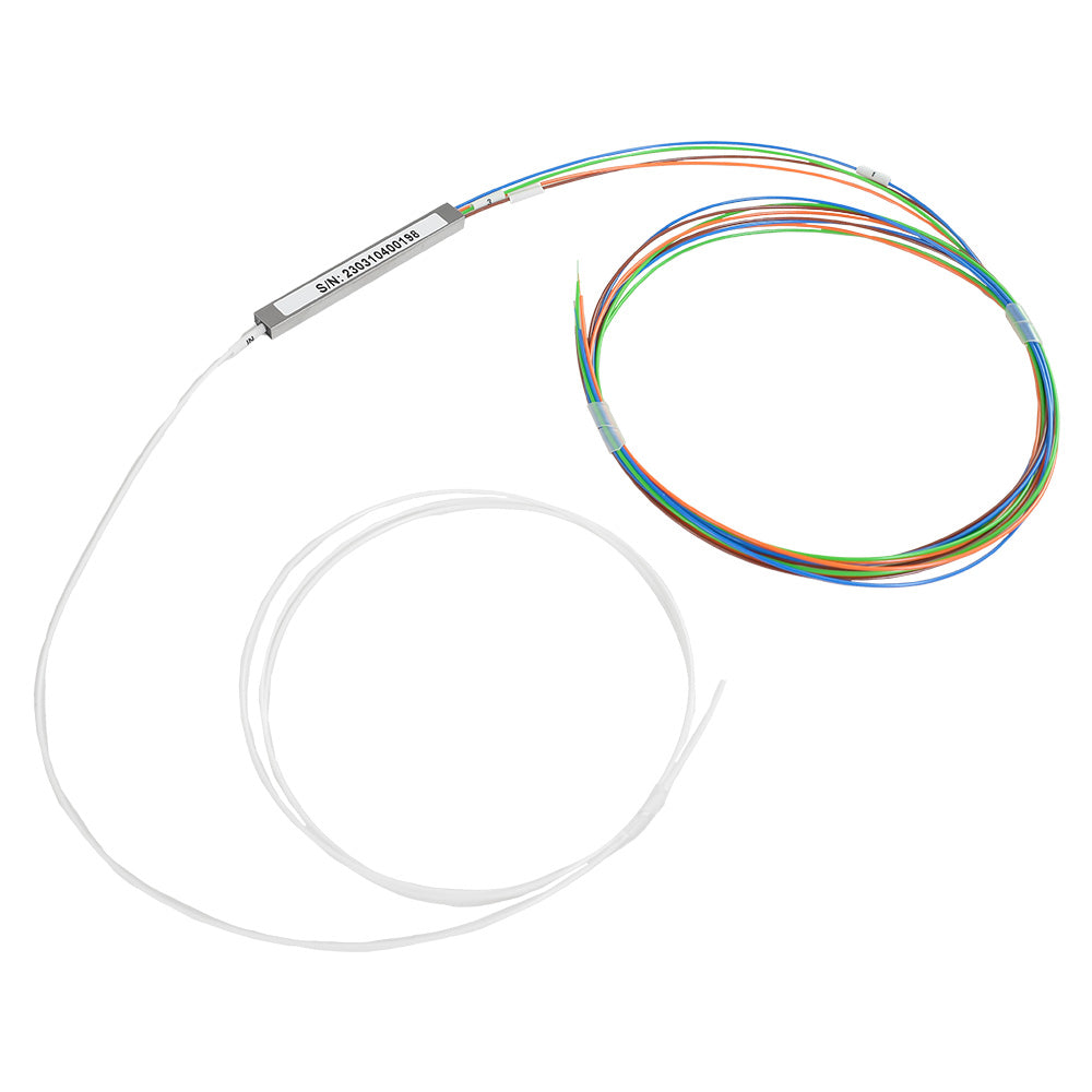 OPFIBRA OPF-PLC1X4-NC0.9-P10 Splitter PLC 1x4 Sin Conectores 0.9mm - 10 Unidades
