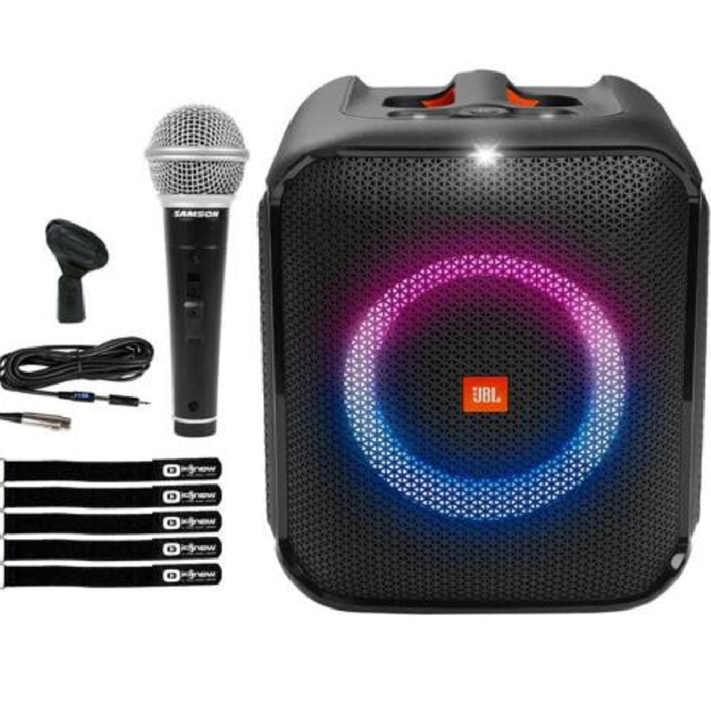 JBL PARTYBOX ENCORE ESSENTIAL, Parlante Inalámbrico BT con luz Lec 100w - JBLPBENCOREESSAM