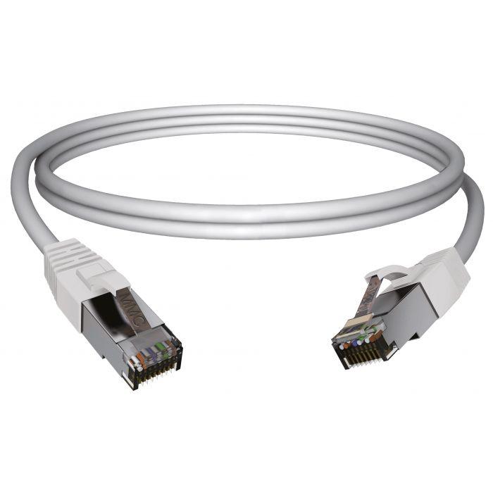 Patch cord Cat6A, S/FTP MMC MCORD6ASF01BMSH cable de red LSZH, 3Ft, 0.91m. Chaqueta color azul. - ARTEUS